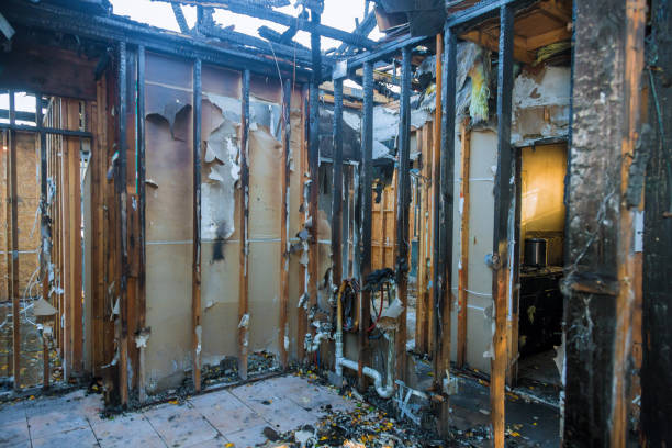 Professional Emergency Fire Cleanup technician working in Hanford, CA